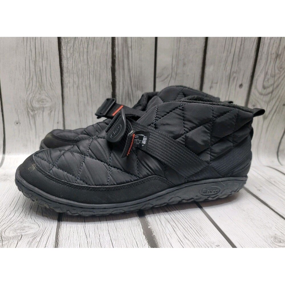 Chaco Ramble Puff Linear Women's 11 Ankle Black Puffer Quilted Slip On  Shoes